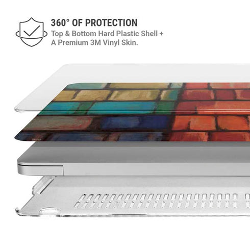 Stained Glass MacBook Air 15in (2023-2025) Case plus Skin